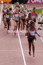 Sifan Hassan wins the 1500 metres at the Glasgow Diamond League. Photo: David T. Hewitson/Sports for All Pics